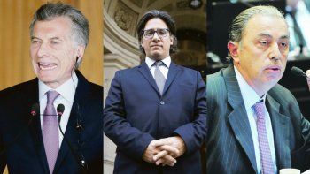 Mauricio Macri,&nbsp;Germán Garavano y&nbsp;Rodolfo Urtubey.