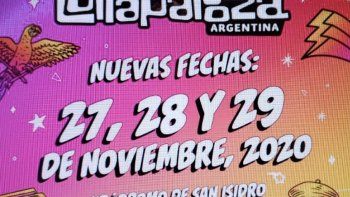 lollapalooza argentina confirmo su fecha de regreso