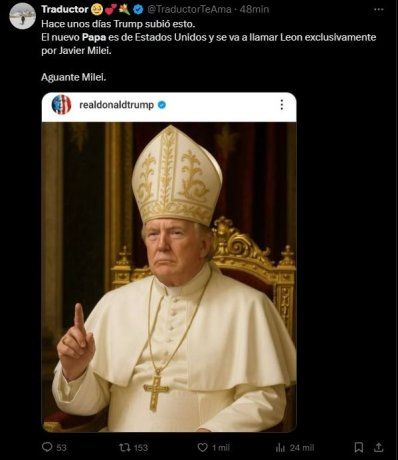 También celebraron la predicción de Trump. También celebraron la predicción de Trump. 