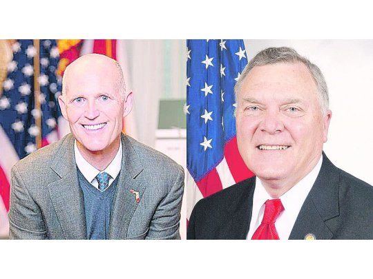 Richard Lynn «Rick» Scott y Nathan Deal