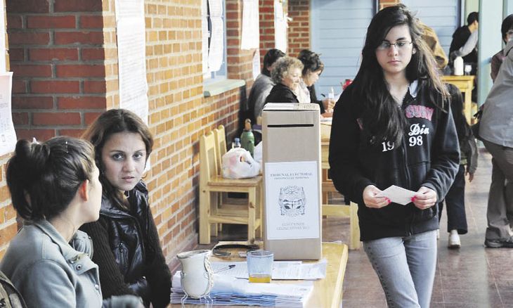 novedad. A partir de este año los jóvenes de entre 16 y 17 años podrán participar activamente del acto eleccionario.