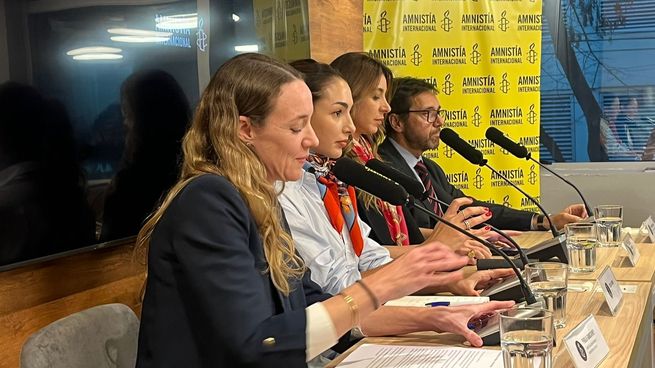Thelma Fardín habló en conferencia de prensa tras el fallo de la Justicia de Brasil.