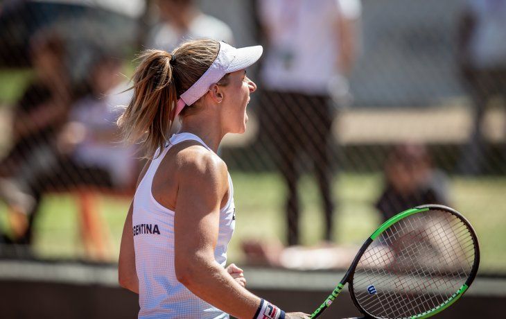 Nadia Podoroska, la pieza clave del equipo argentino en Chile.