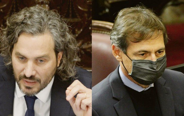 Santiago Cafiero y Luis Naidenoff.