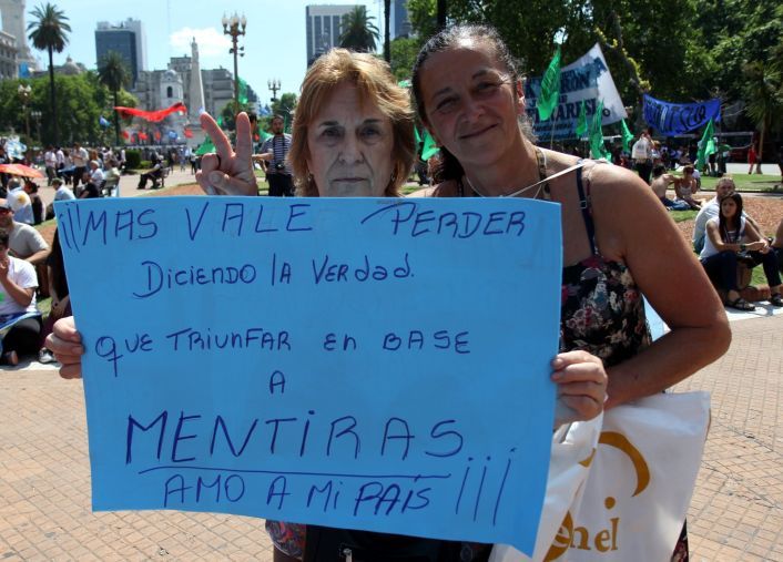Último acto de Cristina de Kirchner como Presidente.