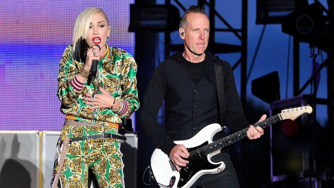 Dumont junto a la cantante Gwen Stefani.&nbsp;