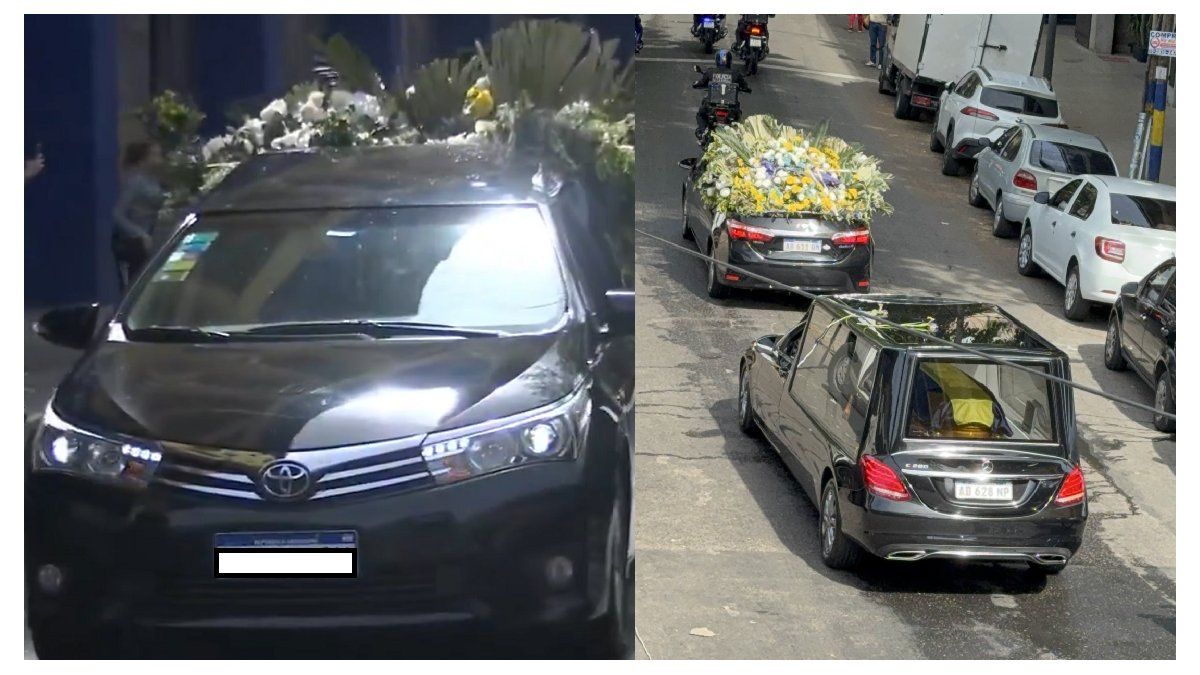 After a massive wake in La Bombonera, the remains of Miguel Ángel Russo were transferred to a cemetery in Pilar