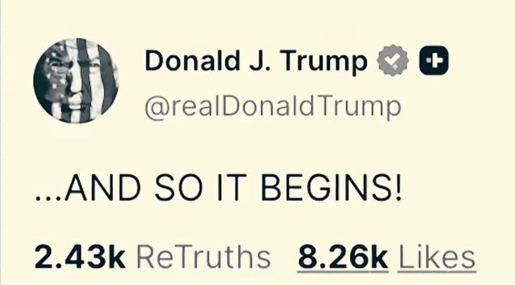“… Y ASI COMIENZA”, la lacónica respuesta de Donald Trump a la victoria de Mamdani. Sin quererlo el Presidente norteamericano implícitamente reconoce el inicio del cambio de época. “… Y ASI COMIENZA”, la lacónica respuesta de Donald Trump a la victoria de Mamdani. Sin quererlo el Presidente norteamericano implícitamente reconoce el inicio del cambio de época.