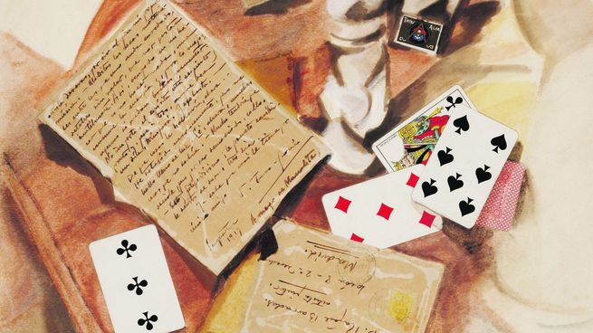 Carta. Una de las obras de Rafael Barradas en la muestra del Malba.