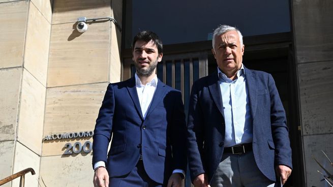 Ignacio Torres y Alfredo Cornejo, en Comodoro Py.