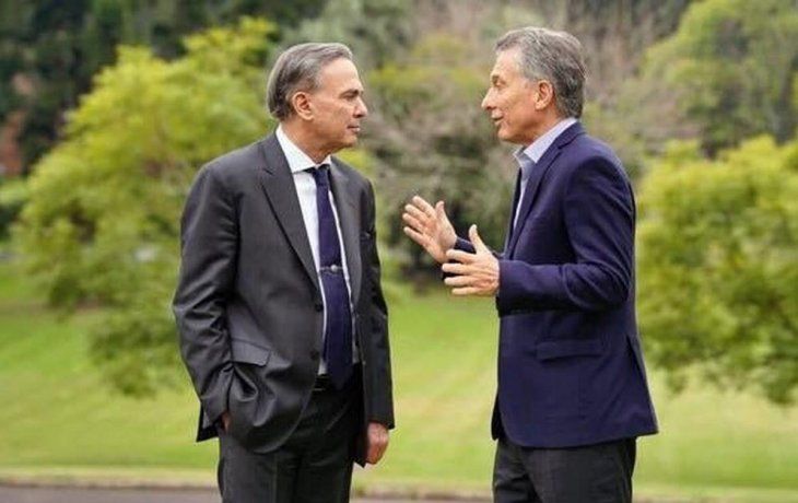 Mauricio Macri y Miguel Angel Pichetto.