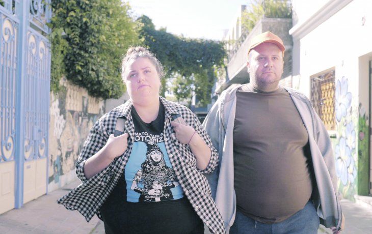 gorda. Karina Hernández en una imagen de la miniserie de 8 capítulos de un cuarto de hora cada uno.