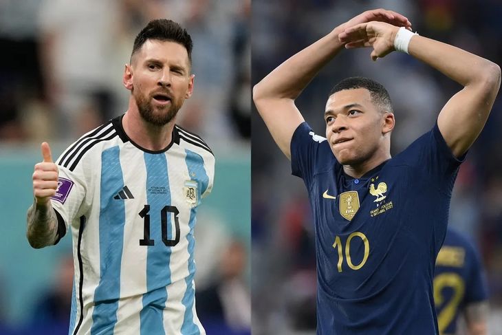 Messi vs Mbappé: cómo llegan a la final las de Argentina y