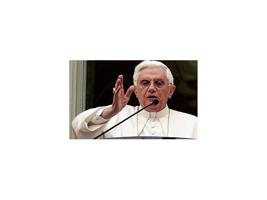 El papa Benedicto XVI.