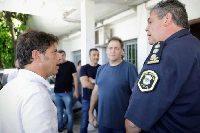 Axel Kicillof y el ministro de Seguridad bonaerense, Javier Alonso. Axel Kicillof y el ministro de Seguridad bonaerense, Javier Alonso.