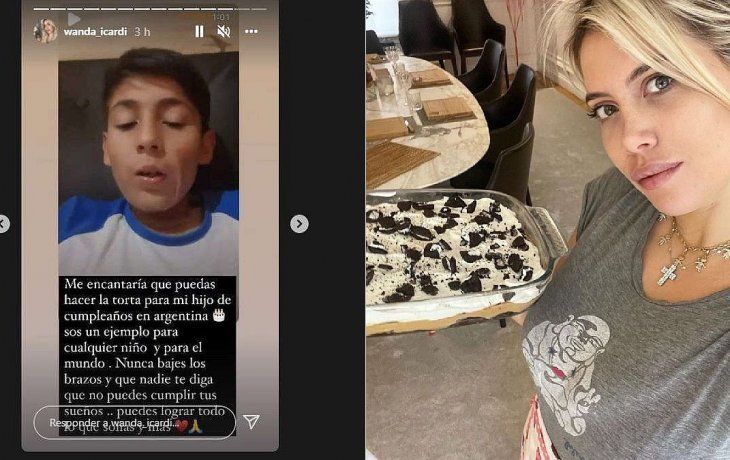 El mensaje de Wanda Nara a Joaco.