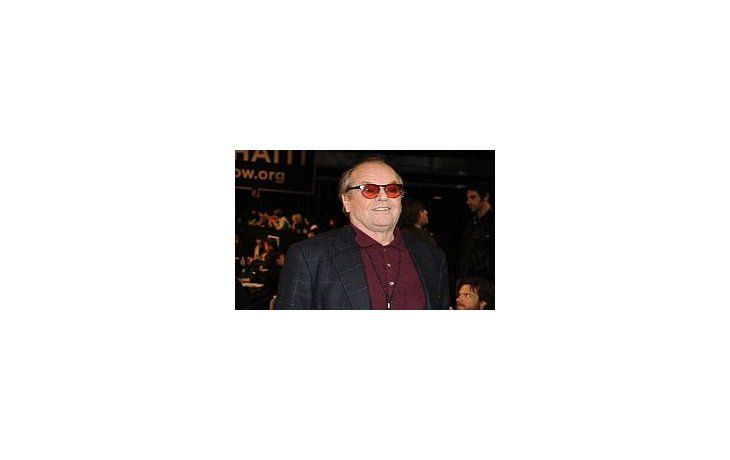 Jack Nicholson, en la gala a beneficio.