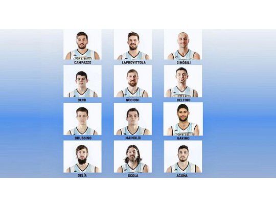 Los 12 nombres que la CABB anunció en sus redes sociales.