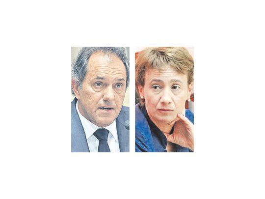 Daniel Scioli y Fabiana Ríos