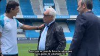 Gustavo Costas y Víctor Blanco en un anuncio al estilo Los Simuladores