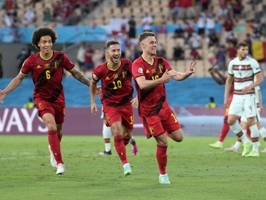 Bélgica eliminó a Portugal, el último campeón de la Eurocopa.