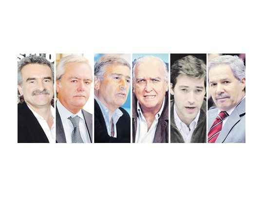 Agustín Rossi. Federico Pinedo. Oscar Aguad. Ricardo Gil Lavedra. Adrián Pérez. Felipe Solá.