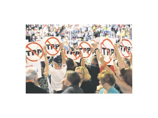 Tendencia. Los asistentes a la Convención Demócrata rechazan el Tratado Transpacífico. El humor de EE.UU. vira al proteccionismo.