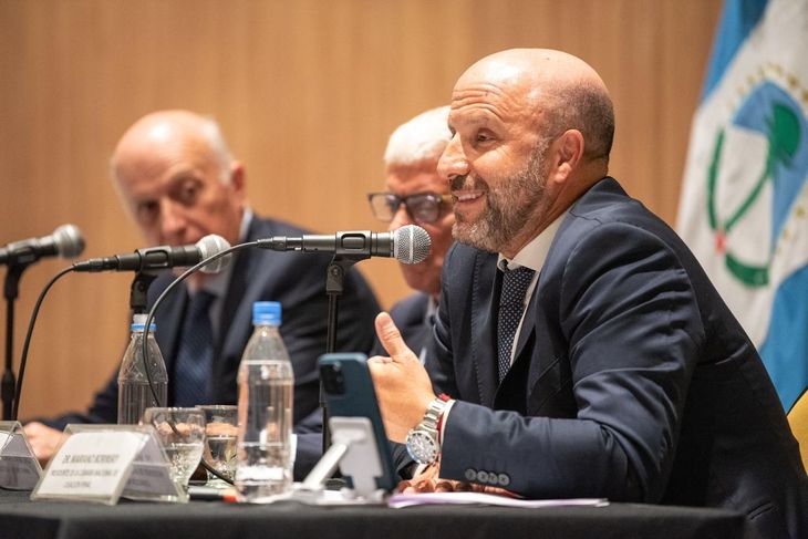Mariano Borinsky, durante la presentación del nuevo Código Procesal Penal en Neuquén. 