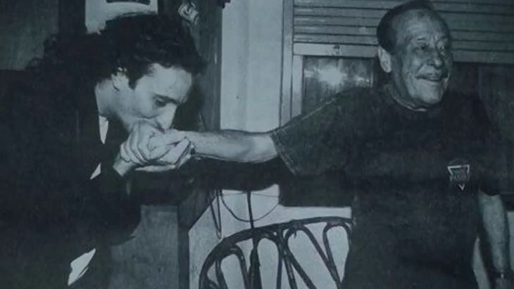 Fito Páez junto a Goyeneche. Fito Páez junto a Goyeneche.