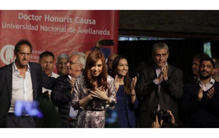 Cristina encabezó un acto en Quilmes