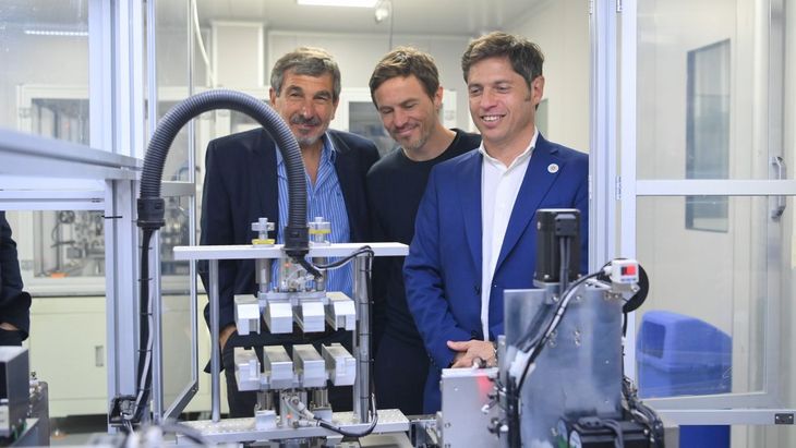 Kicillof, Salvarezza y Augusto Costa. Kicillof, Salvarezza y Augusto Costa.