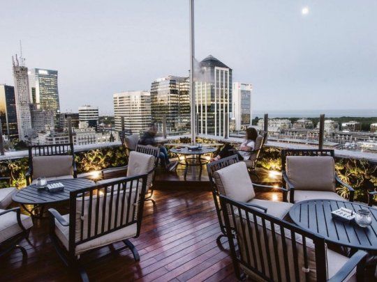 Vistas. Más allá de la gastronomía (que vale la pena), las panorámicas que se obtienen desde las terrazas son imponentes