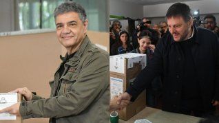 Jorge Macri y Leandro Santoro.&nbsp;