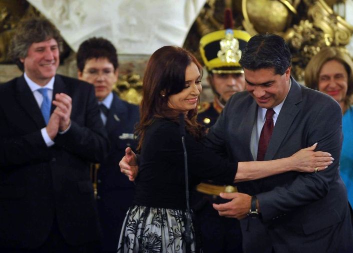 La Presidente tomó juramento a Capitanich, Kicillof y Casamiquela  (foto 3)