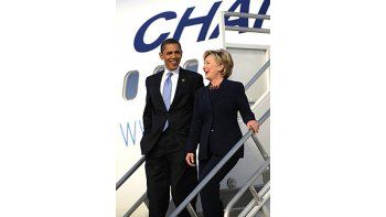Barack Obama y Hillary Clinton.