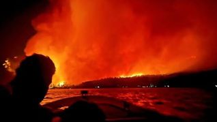 Chubut afronta su 4 día consecutivo de incendios. Chubut afronta su 4 día consecutivo de incendios.