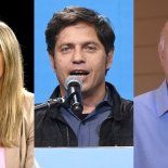 Píparo, Kicillof y Grindetti.