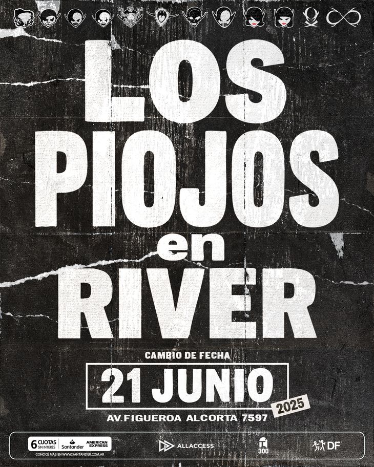 The lice announced the reprogramming of their show in River Plate: when will it be