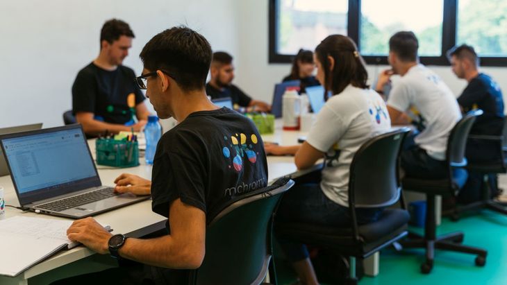 La oficina de Michroma. 