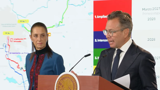 Pablo Lemus y Claudia Sheinbaum en la Mañanera. Pablo Lemus y Claudia Sheinbaum en la Mañanera.