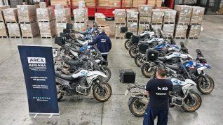 La Aduana secuestró 12 motos en Tierra del Fuego.