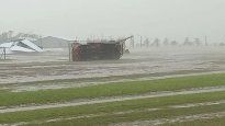 Un fuerte temporal causó destrozos en distintas ciudades de Santa Fe.&nbsp;
