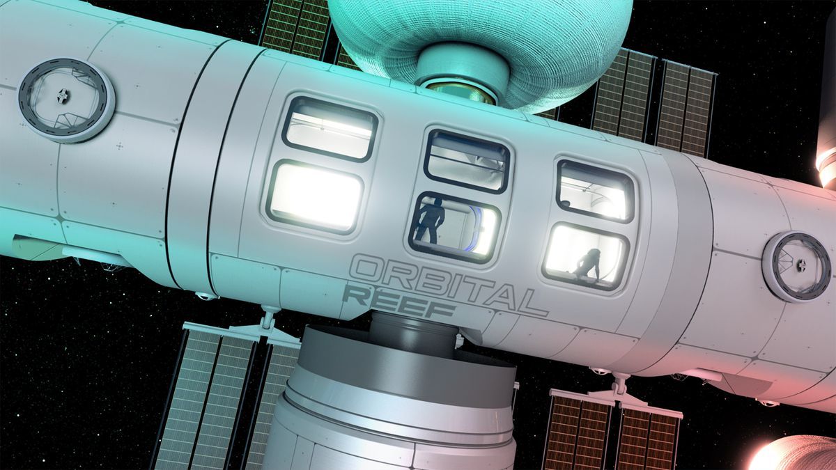 Orbital Reef, será un parque comercial de dimensiones semejantes a la estación espacial internacional. Orbital Reef, será un parque comercial de dimensiones semejantes a la estación espacial internacional.