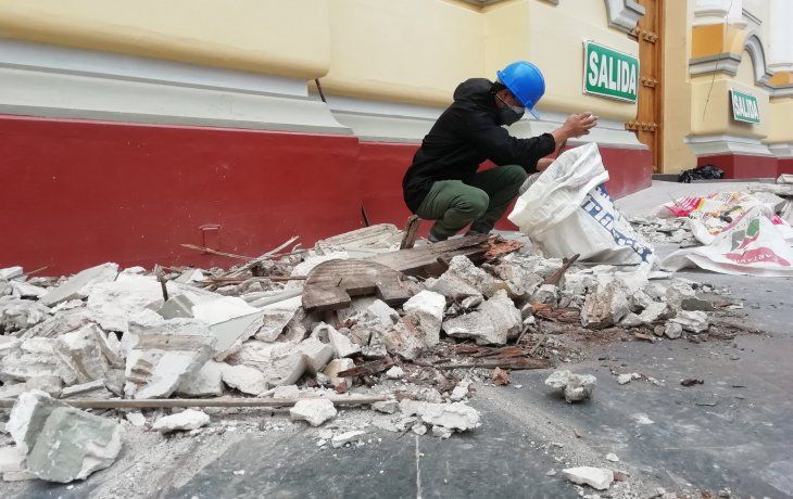 Sismo de 6,1 grados.&nbsp;
