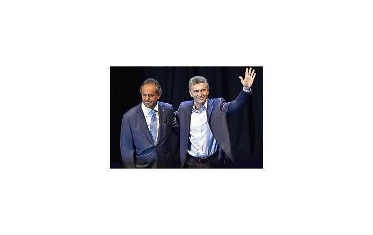 Daniel Scioli y Mauricio Macri.