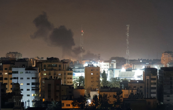 Bombings in Gaza.