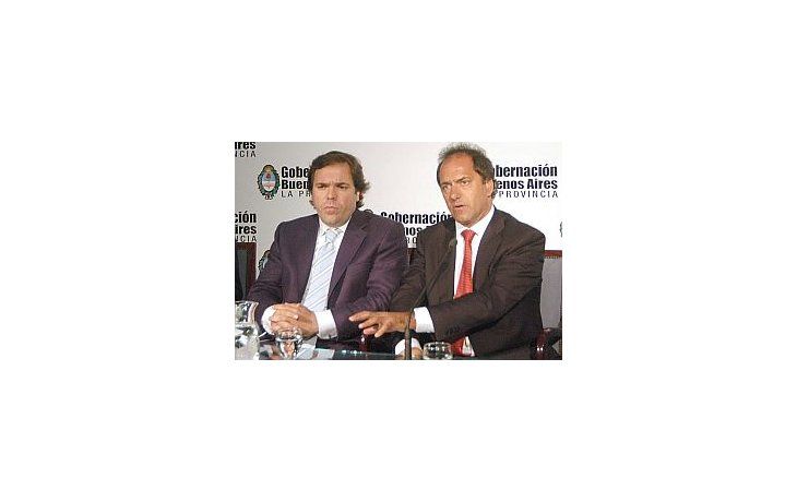 Alberto Pérez y Daniel Scioli