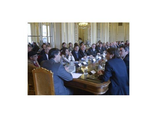 La reunión se realizó en Casa Rosada.