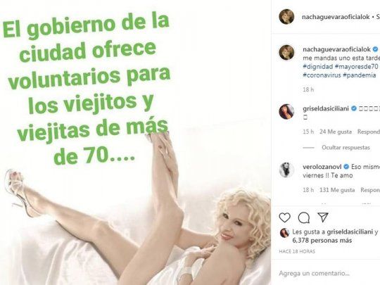 Griselda Siciliani y Verónica Lozano apoyaron el reclamo de Nacha Guevara.