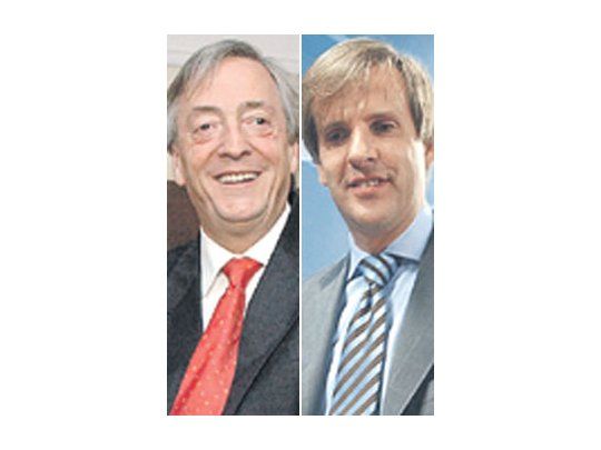 Néstor Kirchner y Martín Redrado